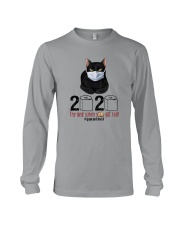 2020 THE YEAR WHEN SHIT GOT REAL Long Sleeve Tee thumbnail