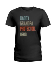 DADDY GRANDPA PROTECTOR HERO Ladies T-Shirt thumbnail