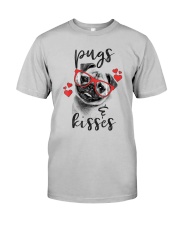 PUGS AND KISSES Classic T-Shirt front