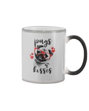 PUGS AND KISSES Color Changing Mug thumbnail