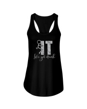 F IT LET'S GET DRUNK Ladies Flowy Tank tile