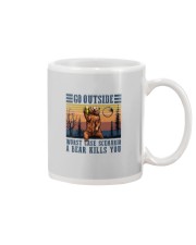 GO OUTSIDE A BEAR KILLS YOU Mug thumbnail