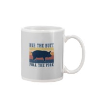 RUB THE BUTT PULL THE PORK Mug tile
