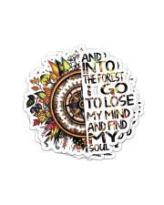 AND INTO THE FOREST I GO Sticker - 4 pack (Vertical) front