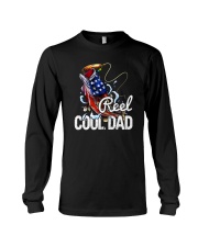 FISHING AMERICA FLAG REEL COOL DAD Long Sleeve Tee tile