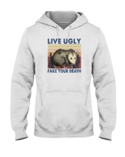LIVE UGLY FAKE YOUR DEATH Hooded Sweatshirt tile