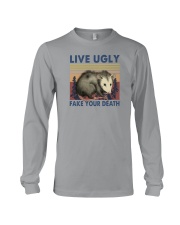 LIVE UGLY FAKE YOUR DEATH Long Sleeve Tee tile
