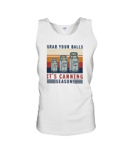 GRAB YOUR BALLS IT'S CANNING SEASON Unisex Tank tile