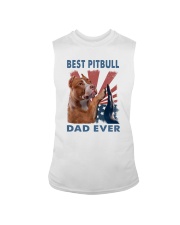 BEST PITBULL DAD EVER a Sleeveless Tee tile