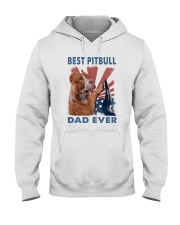 BEST PITBULL DAD EVER a Hooded Sweatshirt tile