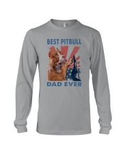 BEST PITBULL DAD EVER a Long Sleeve Tee tile