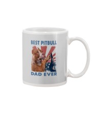 BEST PITBULL DAD EVER a Mug tile