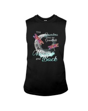 GRANDMA LOVES HER GRANDKIDS TO THE MOON AND BACK Sleeveless Tee thumbnail