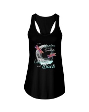 GRANDMA LOVES HER GRANDKIDS TO THE MOON AND BACK Ladies Flowy Tank thumbnail
