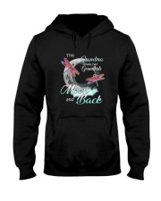GRANDMA LOVES HER GRANDKIDS TO THE MOON AND BACK Hooded Sweatshirt thumbnail