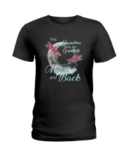 GRANDMA LOVES HER GRANDKIDS TO THE MOON AND BACK Ladies T-Shirt thumbnail