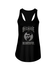 DON'T HATE ME BECAUSE I'M BEARDIFUL Ladies Flowy Tank thumbnail