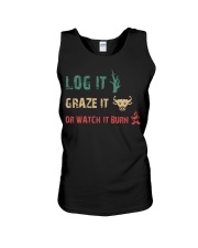 LOG IT GRAZE IT Unisex Tank thumbnail