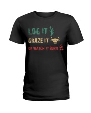LOG IT GRAZE IT Ladies T-Shirt thumbnail
