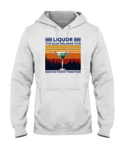 LIQUOR NOUN VINTAGE Hooded Sweatshirt tile