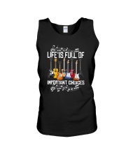 LIFE IS FULL OF IMPORTANT CHOICES Unisex Tank thumbnail