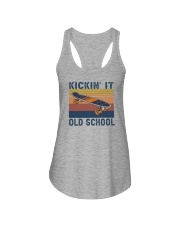 KICKIN' IT OLD SCHOOL Ladies Flowy Tank tile