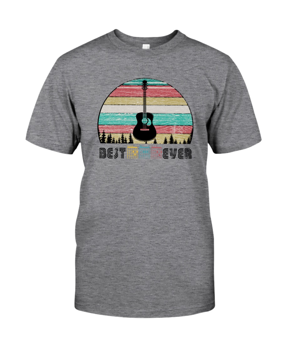 VINTAGE BEST GUITAR DAD EVER Classic T-Shirt