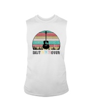 VINTAGE BEST GUITAR DAD EVER Sleeveless Tee thumbnail