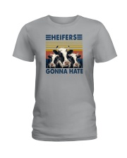 HEIFERS GONNA HATE VINTAGE Ladies T-Shirt tile