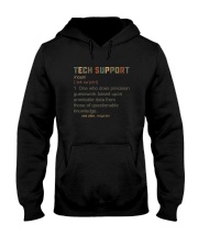 TECH SUPPORT noun Hooded Sweatshirt tile