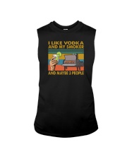 LIKE VODKA AND MY SMOKER AND MAYBE THREE PEOPLE Sleeveless Tee tile