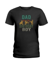 DAD OF THE BIRTHDAY BOY Ladies T-Shirt tile