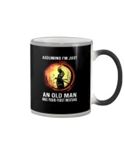 ASSUMING I'M JUST AN OLD MAN SAMURAI Color Changing Mug tile