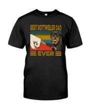 BEST Rottweiler DAD EVER Classic T-Shirt front
