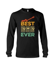 BEST DAD EVER GUITAR MUSIC Long Sleeve Tee tile