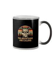 THE MEOWTAINS ARE CALLING Color Changing Mug thumbnail