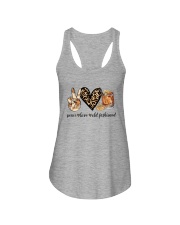 PEACE LOVE OLD FASHIONED Ladies Flowy Tank tile