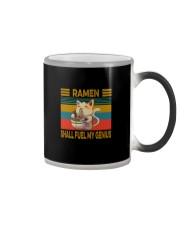 RAMEN SHALL FUEL MY GENIUS VINTAGE CAT Color Changing Mug thumbnail