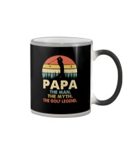 PAPA THE MYTH THE GOLF LEGEND Color Changing Mug tile