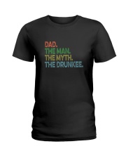 DAD THE DRUNKEE Ladies T-Shirt tile