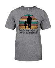 DAD OF GIRLS OUTNUMBERED Classic T-Shirt front
