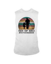 DAD OF GIRLS OUTNUMBERED Sleeveless Tee tile