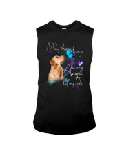 MAY THERE BE AN ANGEL BY MY SIDE GOLDEN RETRIEVER Sleeveless Tee thumbnail