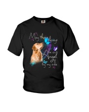 MAY THERE BE AN ANGEL BY MY SIDE GOLDEN RETRIEVER Youth T-Shirt thumbnail