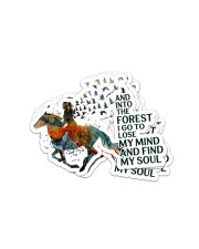 AND INTO THE FOREST I GO Sticker - 4 pack (Vertical) front