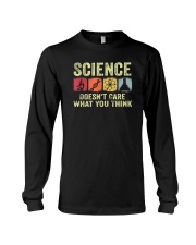 SCIENCE DOESN'T CARE Long Sleeve Tee tile