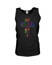 BLESSED BY GOD SPOILED BY MY HUSBAND a Unisex Tank tile