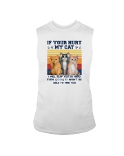 IF YOU HURT MY CAT Sleeveless Tee tile