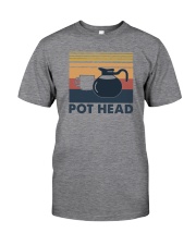 POT HEAD FUNNY COFFEE Classic T-Shirt front
