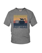 POT HEAD FUNNY COFFEE Youth T-Shirt tile